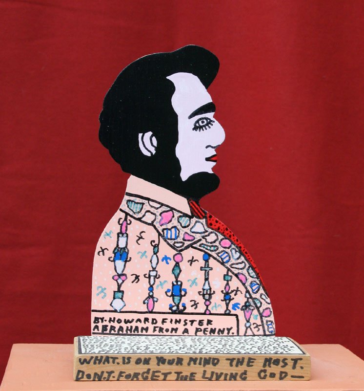 Howard Finster - Abraham from a Penny