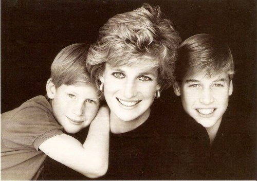 Diana, William & Harry