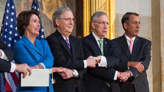 Pelosi McConnell Reid Boehner